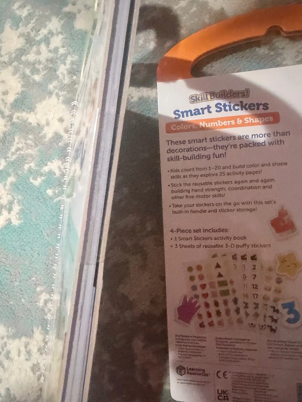 Learning Resources- 2 Books Included- Letters & Phonics- Colors, Numbers, Shapes